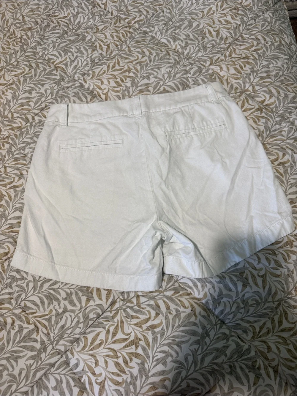 J. Crew White Bermuda Shorts - Classic Cotton Chino Style